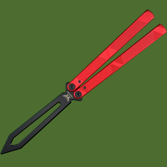 Flytanium Zenith Trainer 2.0 Balisong Lava Red/Black