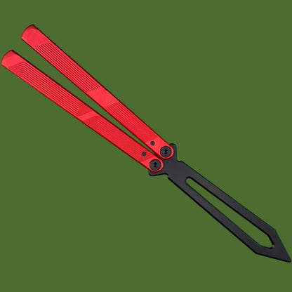 Flytanium Zenith Trainer 2.0 Balisong Lava Red/Black