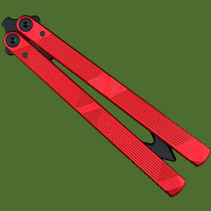 Flytanium Zenith Trainer 2.0 Balisong Lava Red/Black