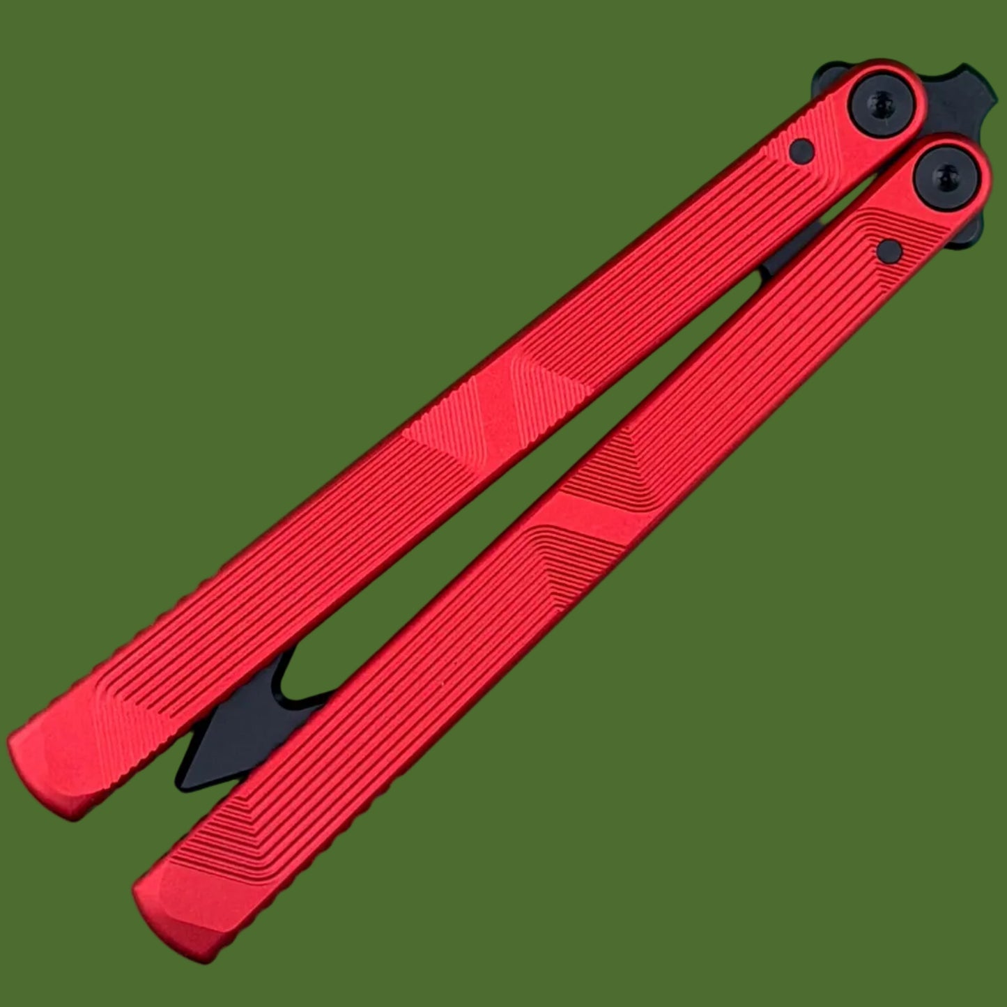 Flytanium Zenith Trainer 2.0 Balisong Lava Red/Black