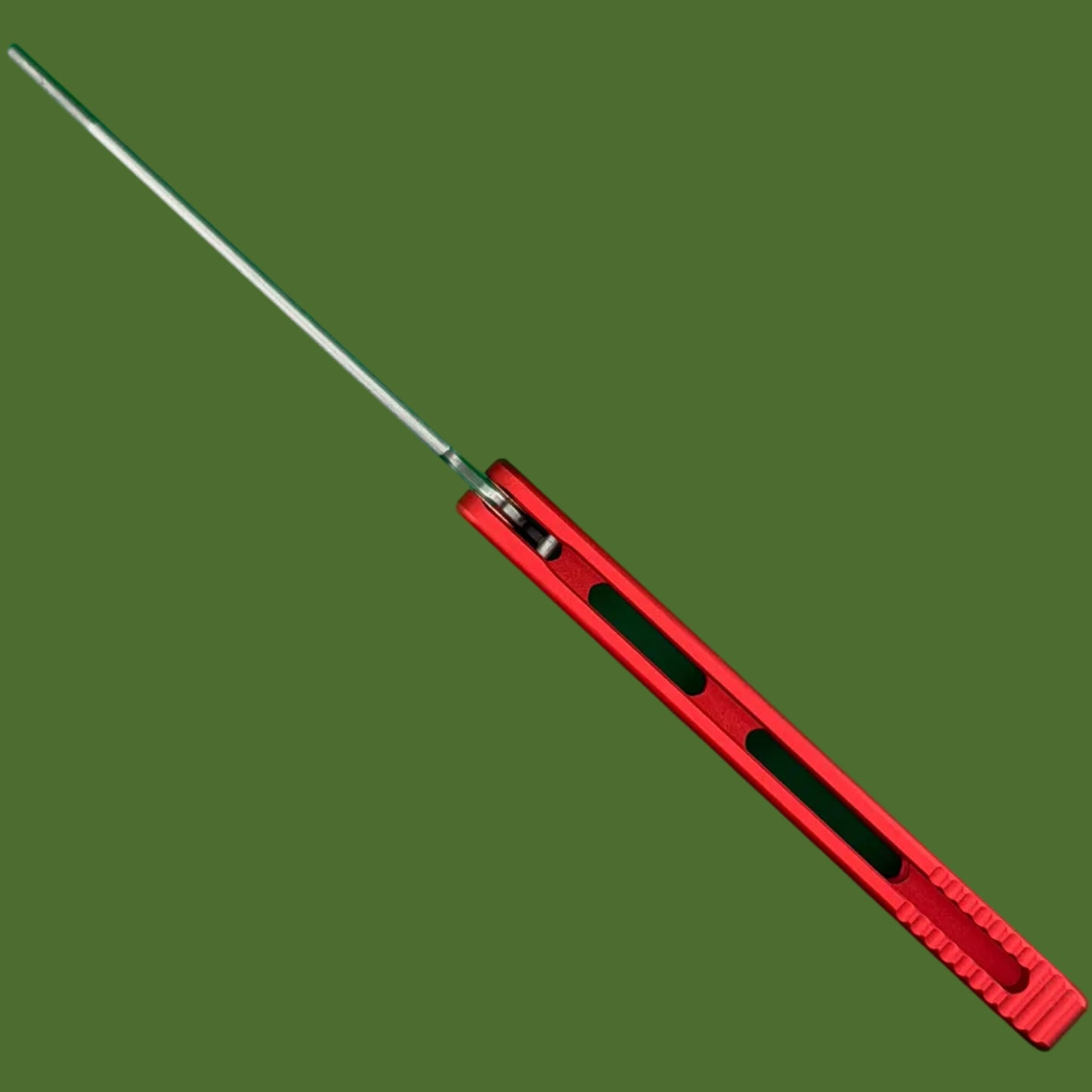 Flytanium Zenith Trainer 2.0 Balisong Lava Red/Stonewashed