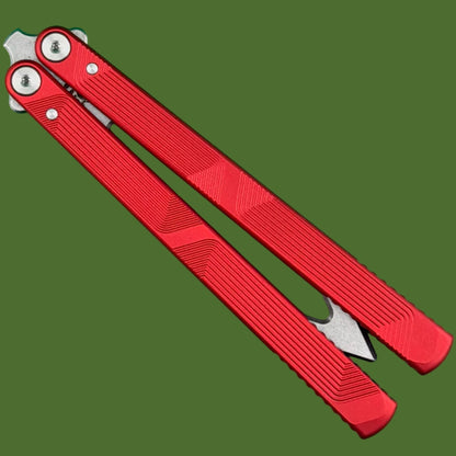 Flytanium Zenith Trainer 2.0 Balisong Lava Red/Stonewashed