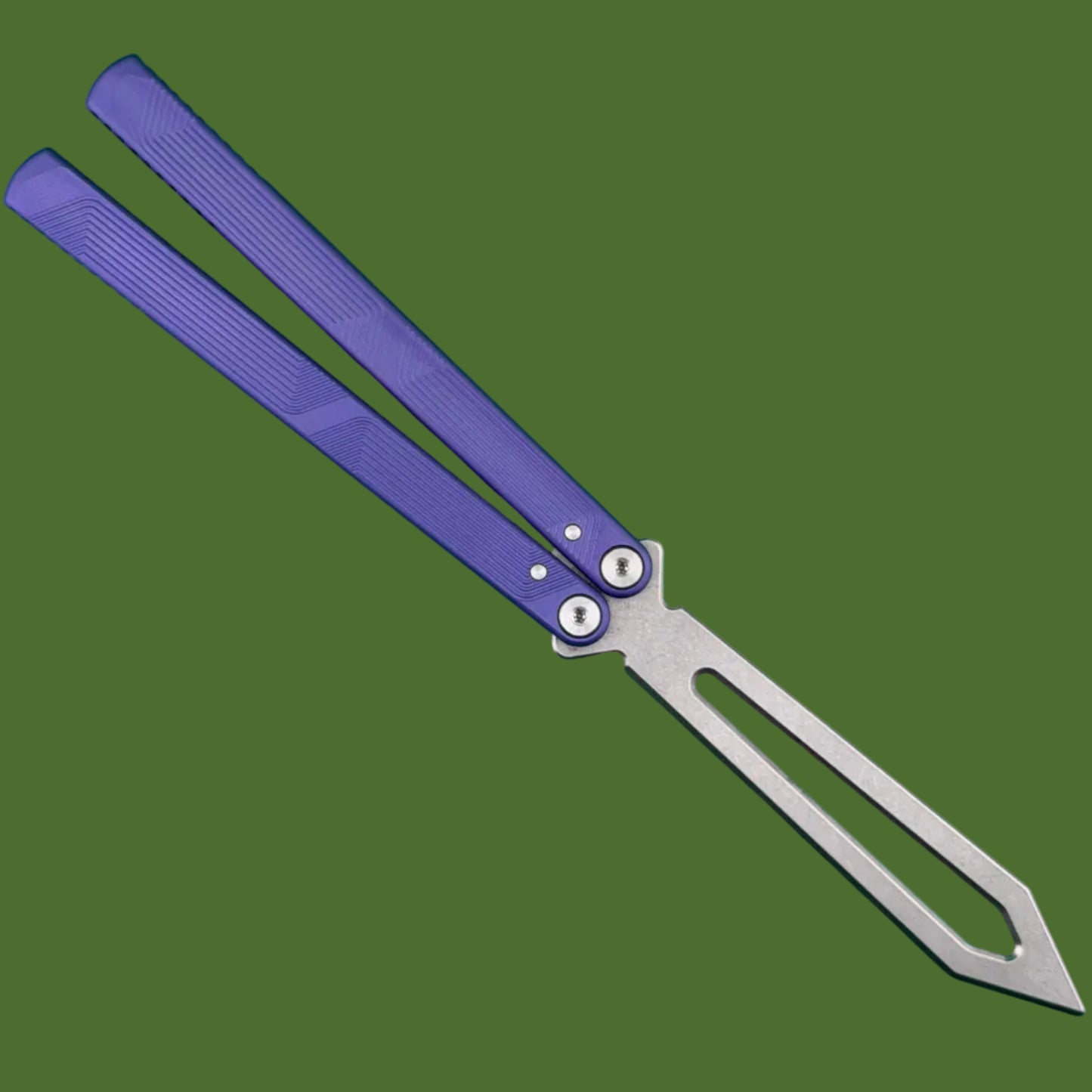 Flytanium Zenith Trainer 2.0 Balisong Ultra Violet/Stonewashed