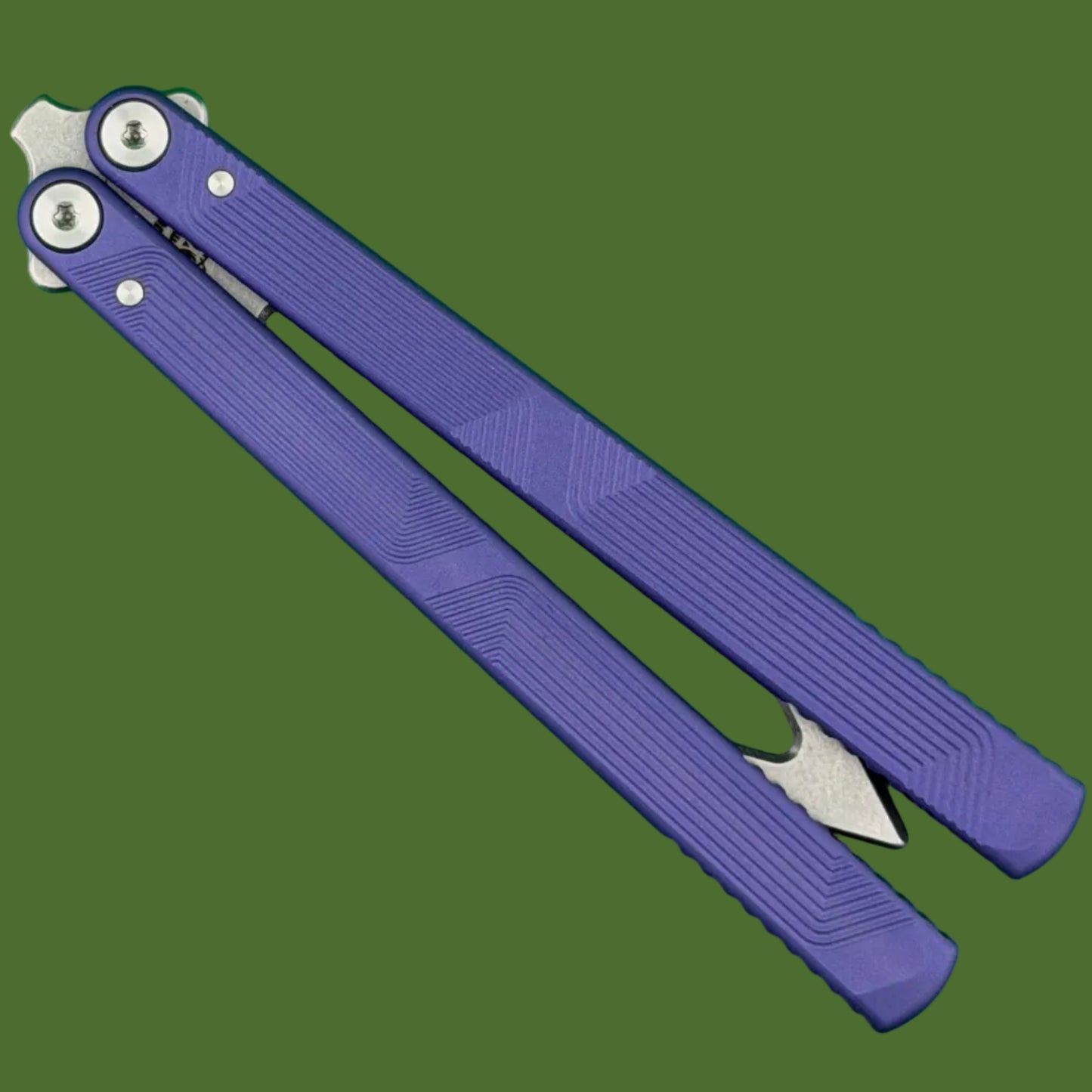 Flytanium Zenith Trainer 2.0 Balisong Ultra Violet/Stonewashed