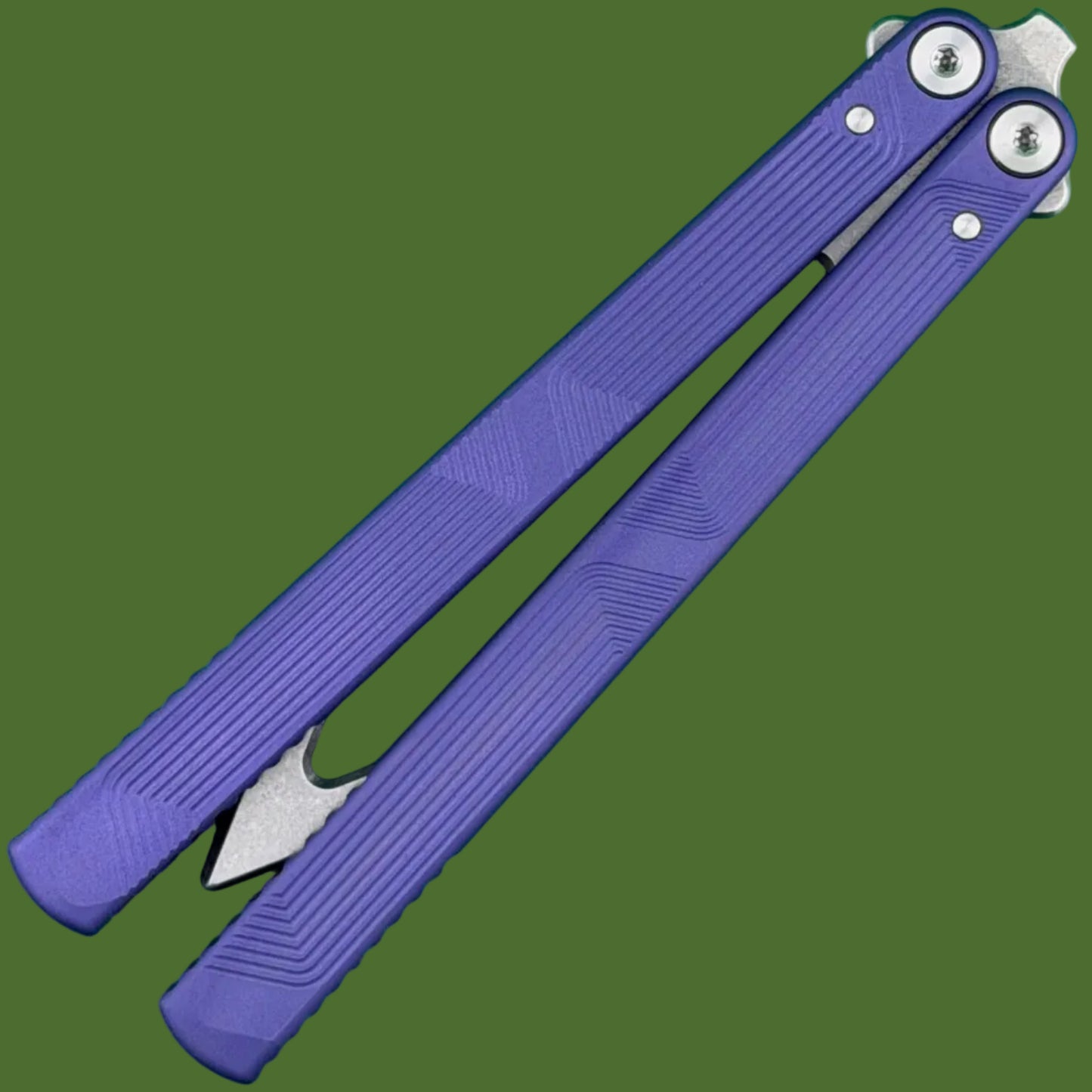 Flytanium Zenith Trainer 2.0 Balisong Ultra Violet/Stonewashed