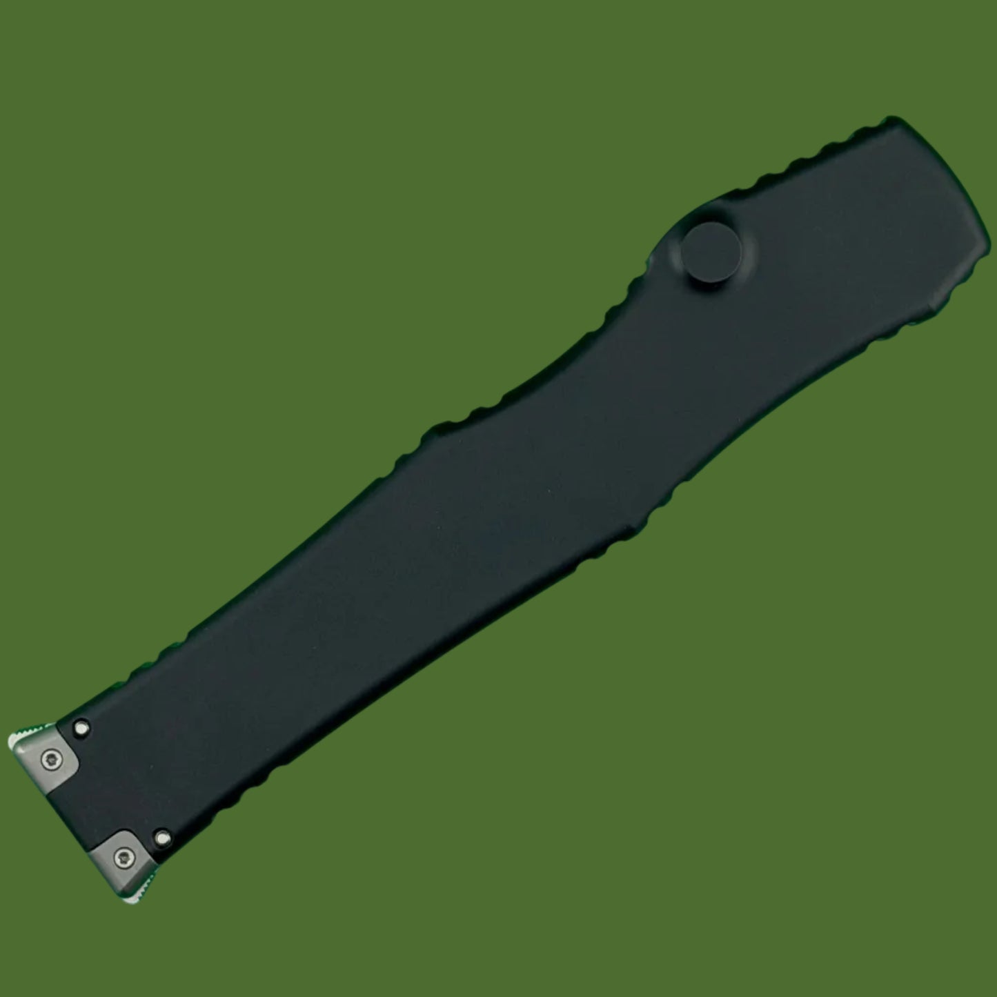 Microtech Halo VII Clip Point Marfione Select Stonewash Finish Hardcoat Anodized Alloy Double Vapor Blast Stainless