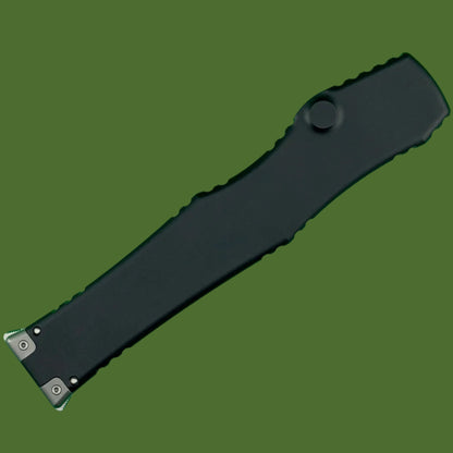 Microtech Halo VII Clip Point Marfione Select Stonewash Finish Hardcoat Anodized Alloy Double Vapor Blast Stainless