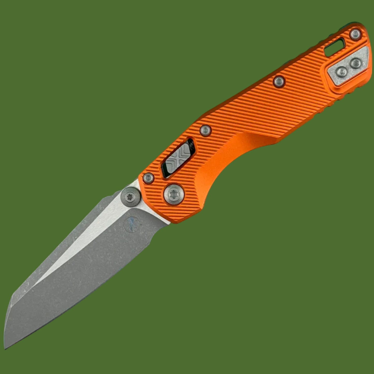 Microtech MSI Mini S/E Fluted Orange Apocalyptic Standard 210M-10APFLOR