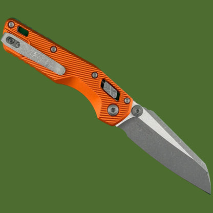 Microtech MSI Mini S/E Fluted Orange Apocalyptic Standard 210M-10APFLOR