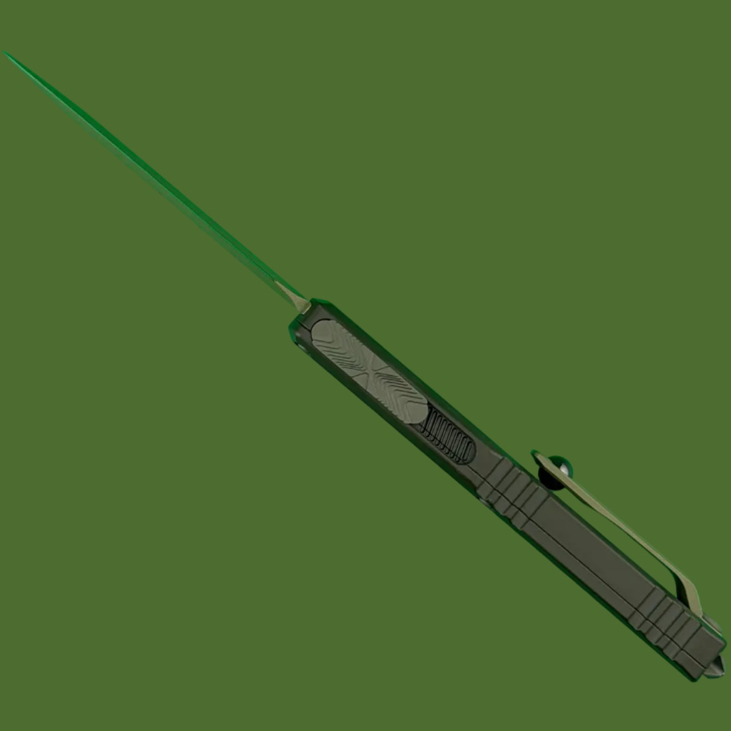 Microtech Ultratech D/E Gen IV MagPul OD Green Bazooka Standard
