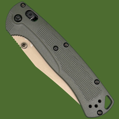 Benchmade Taggedout Axis Lock Deep Olive Grivory 15536TN-02