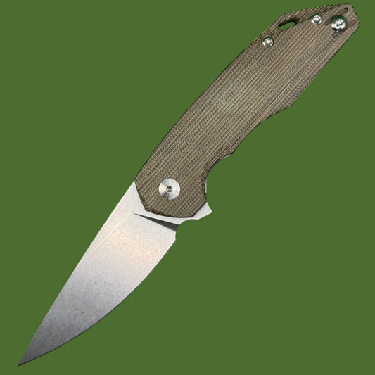 GiantMouse ACE Corta Liner Lock Green Micarta