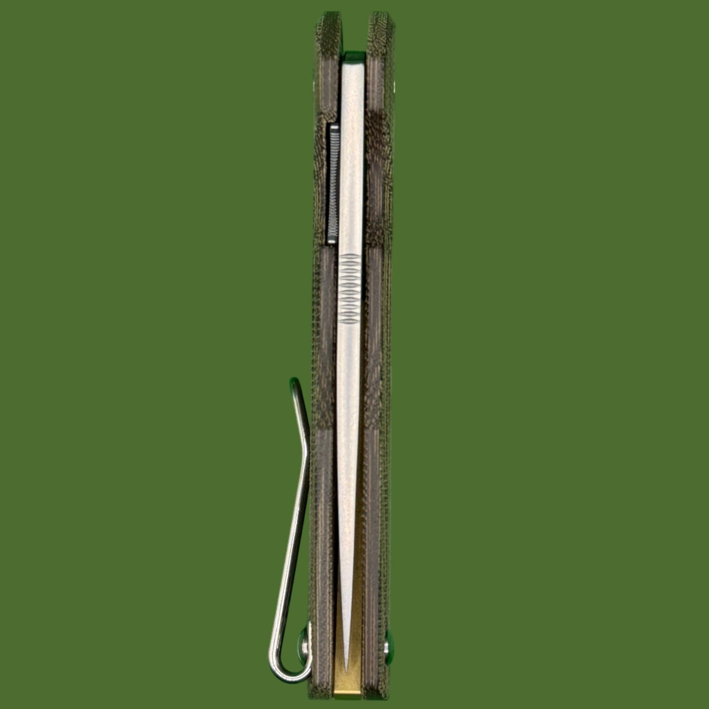 GiantMouse ACE Corta Liner Lock Green Micarta