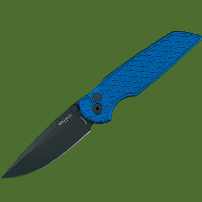 Protech TR-3 Integrity Blue Relic Texture Black Blade INT1106-BLUE