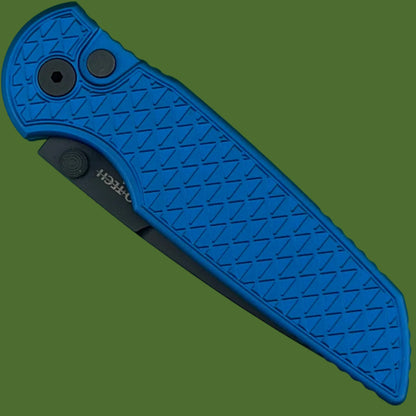 Protech TR-3 Integrity Blue Relic Texture Black Blade INT1106-BLUE