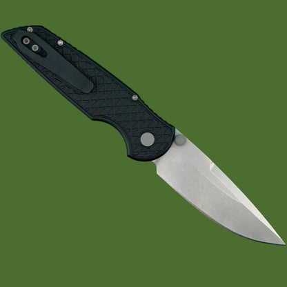 Protech TR-3 Integrity Black Relic Texture Stonewash Blade INT1105