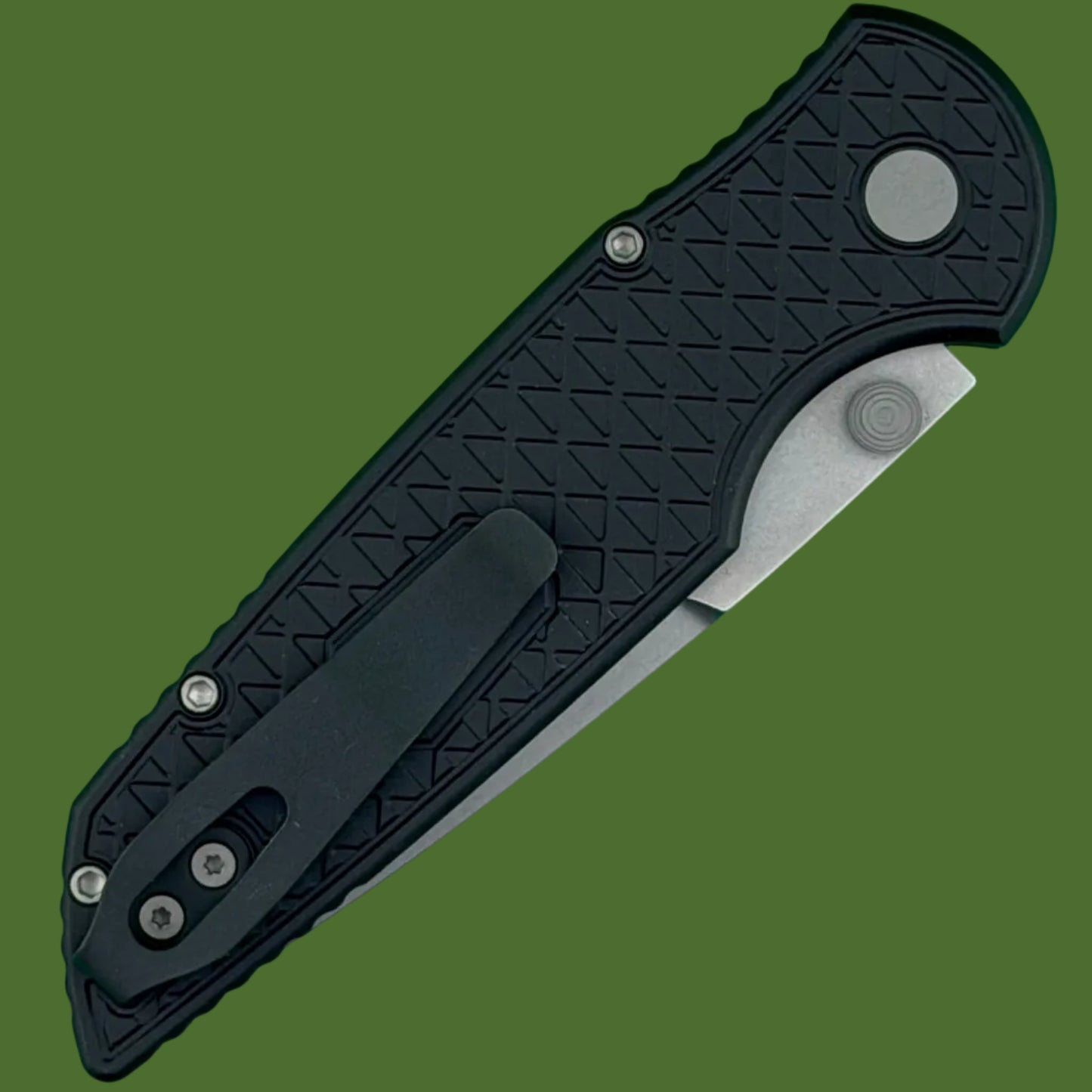 Protech TR-3 Integrity Black Relic Texture Stonewash Blade INT1105