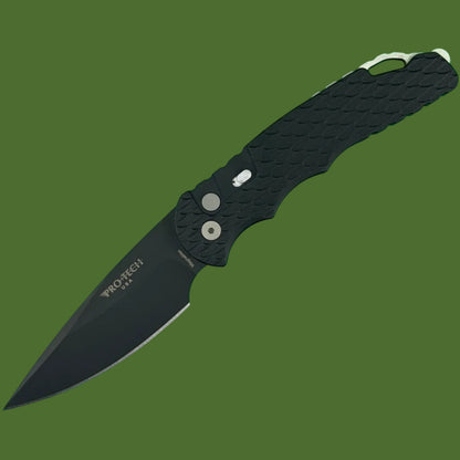 Protech TR-4 Auto Black Feather Texture DLC MagnaMax Blade T4106FMM