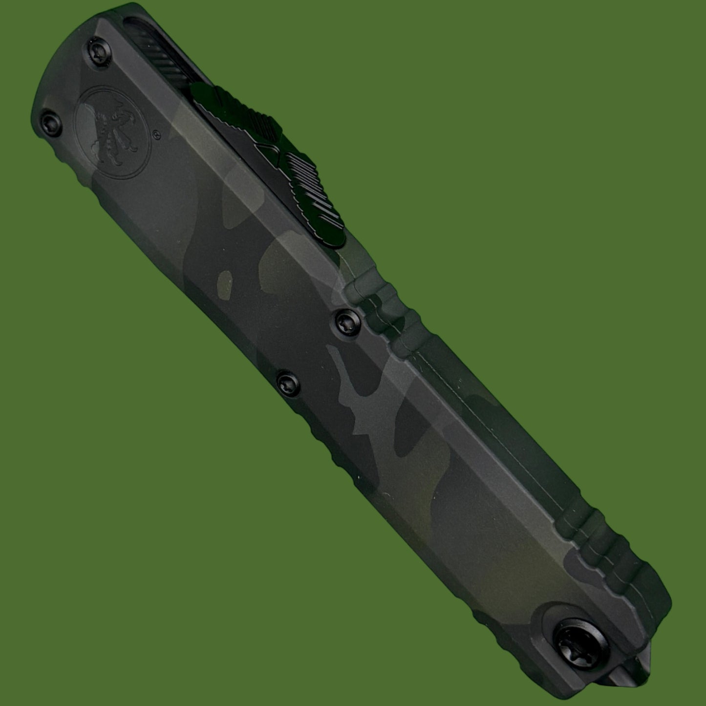 Microtech Ultratech ZBP S/E Springfield EDC Exclusive Dark Forest Camo Signature Series