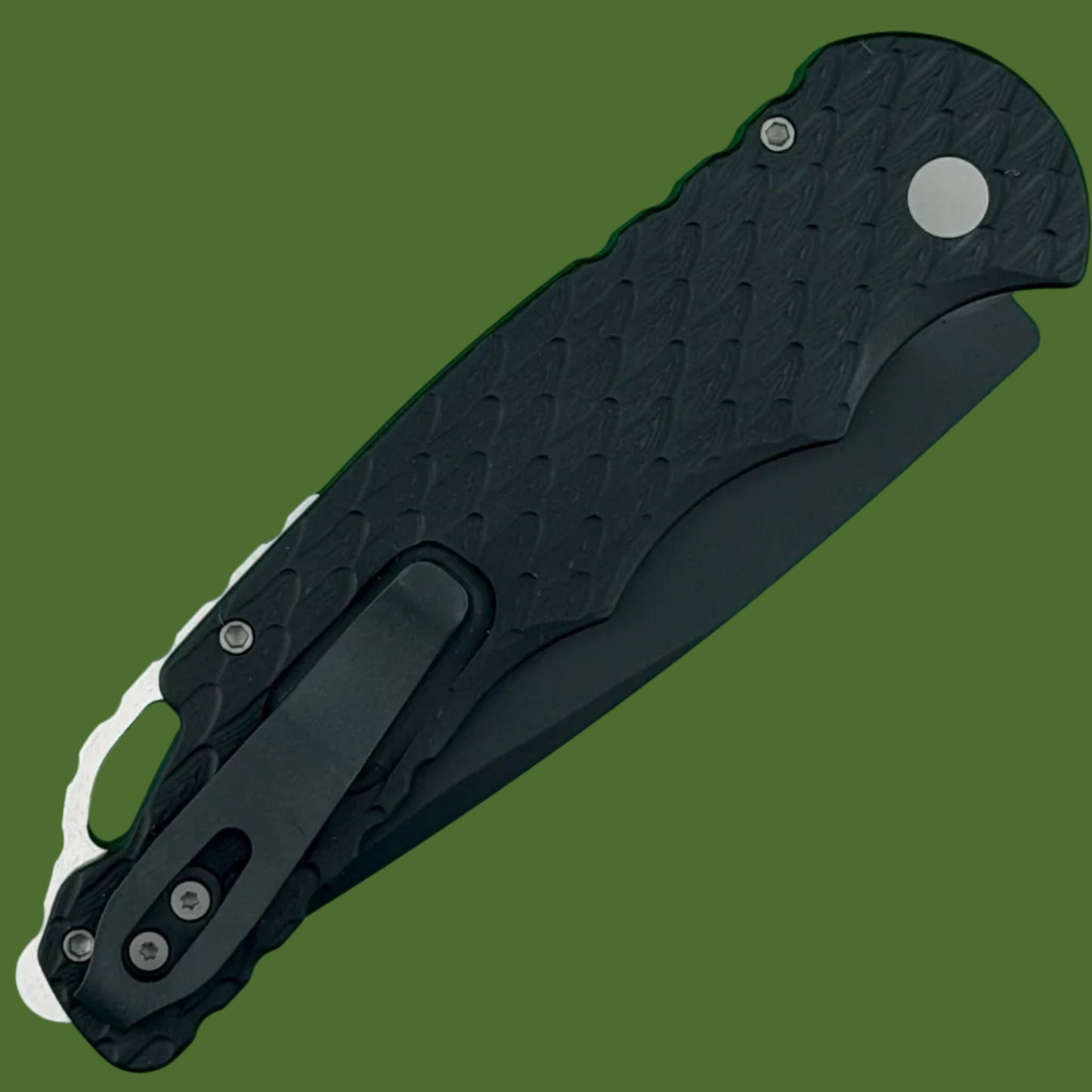 Protech TR-4 Auto Black Feather Texture DLC MagnaMax Blade T4106FMM
