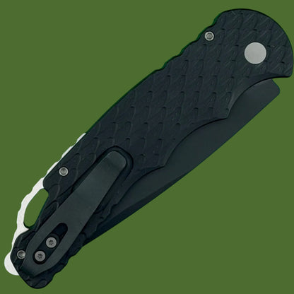 Protech TR-4 Auto Black Feather Texture DLC MagnaMax Blade T4106FMM