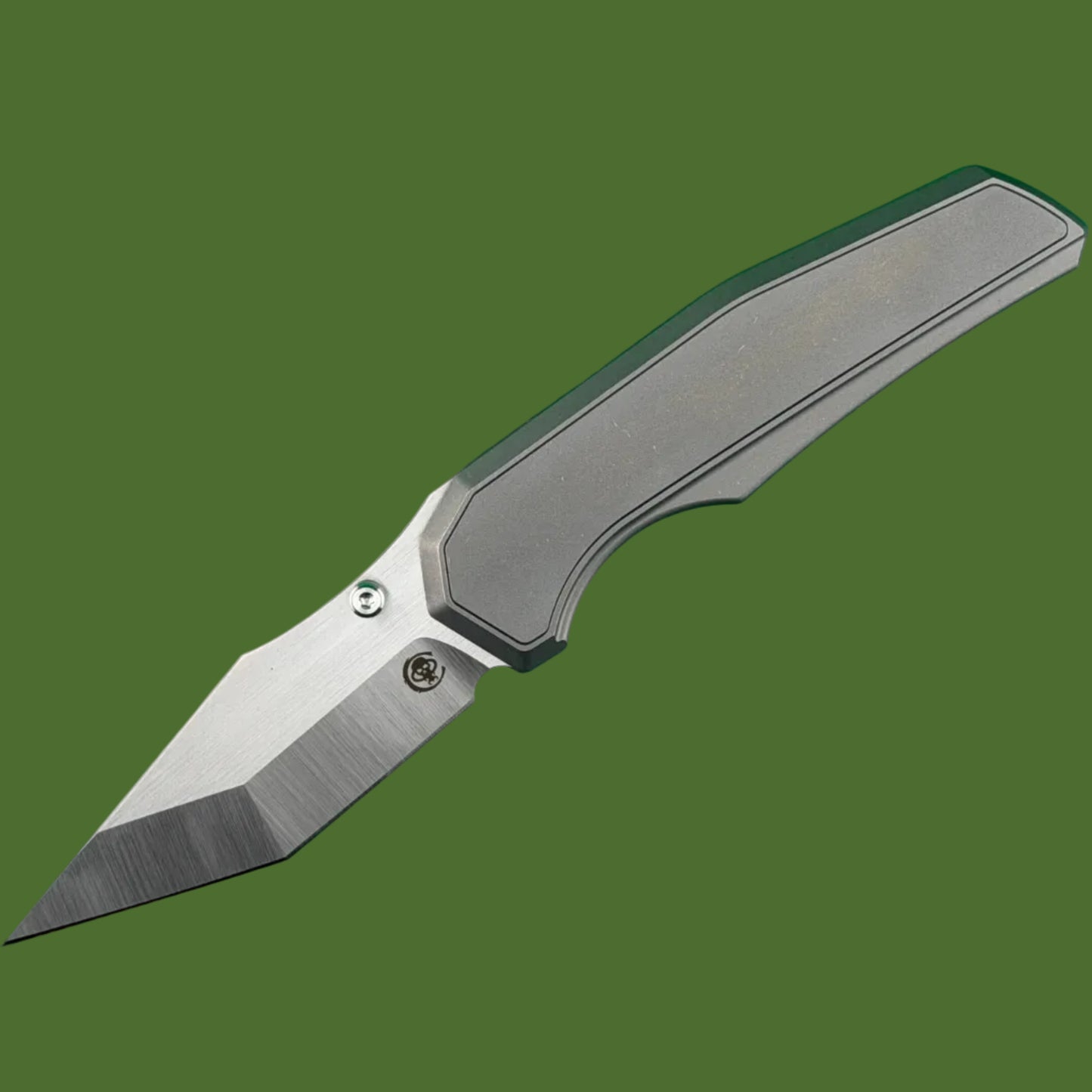 Chaves x Jake McCoy Omega Street Integral (Stonewash Titanium, Satin Blade)