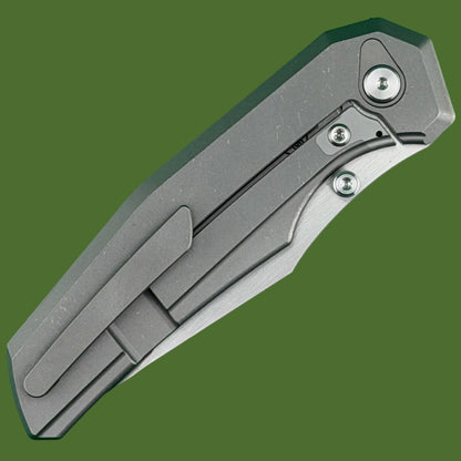 Chaves x Jake McCoy Omega Street Integral (Stonewash Titanium, Satin Blade)