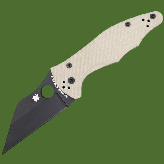*Pre-Owned* Spyderco Yojimbo 2 Tan/Black Exclusive