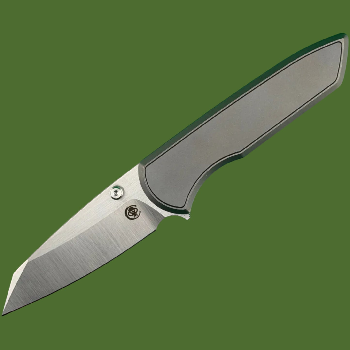 Chaves x Brad Blount Arrestor 229 Integral (Stonewash Titanium, Satin Blade)