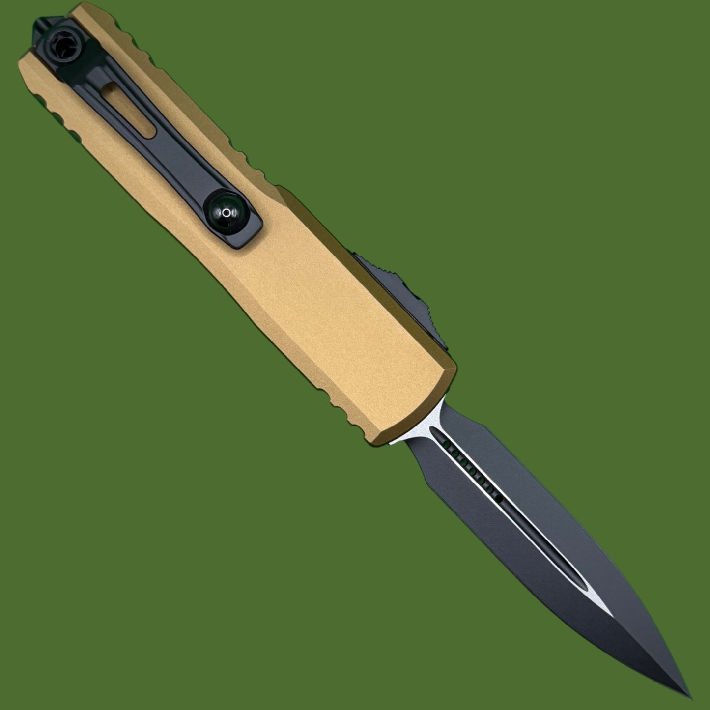 Microtech UTX-85 D/E Gen IV Tan Standard 12324-1TA