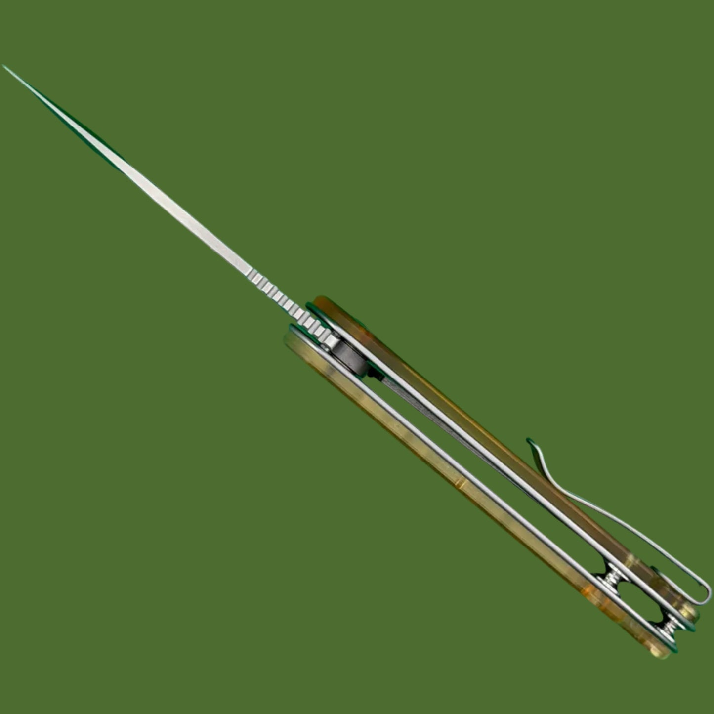 Civivi Elementum Liner Lock Polished Ultem Rock Grind