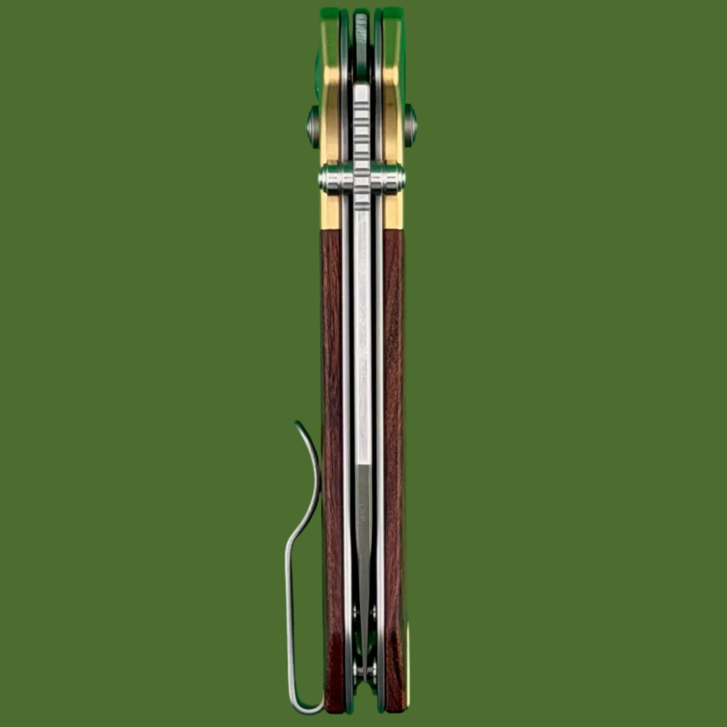 Civivi Yonder Clip Point Crossbar Lock Wood/Brass