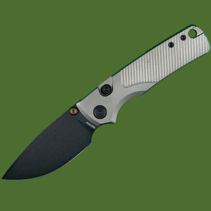 Vosteed Porcupine TiSlim Top Linerlock Dim Grey (Black Stonewash)