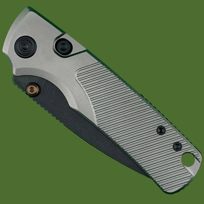 Vosteed Porcupine TiSlim Top Linerlock Dim Grey (Black Stonewash)