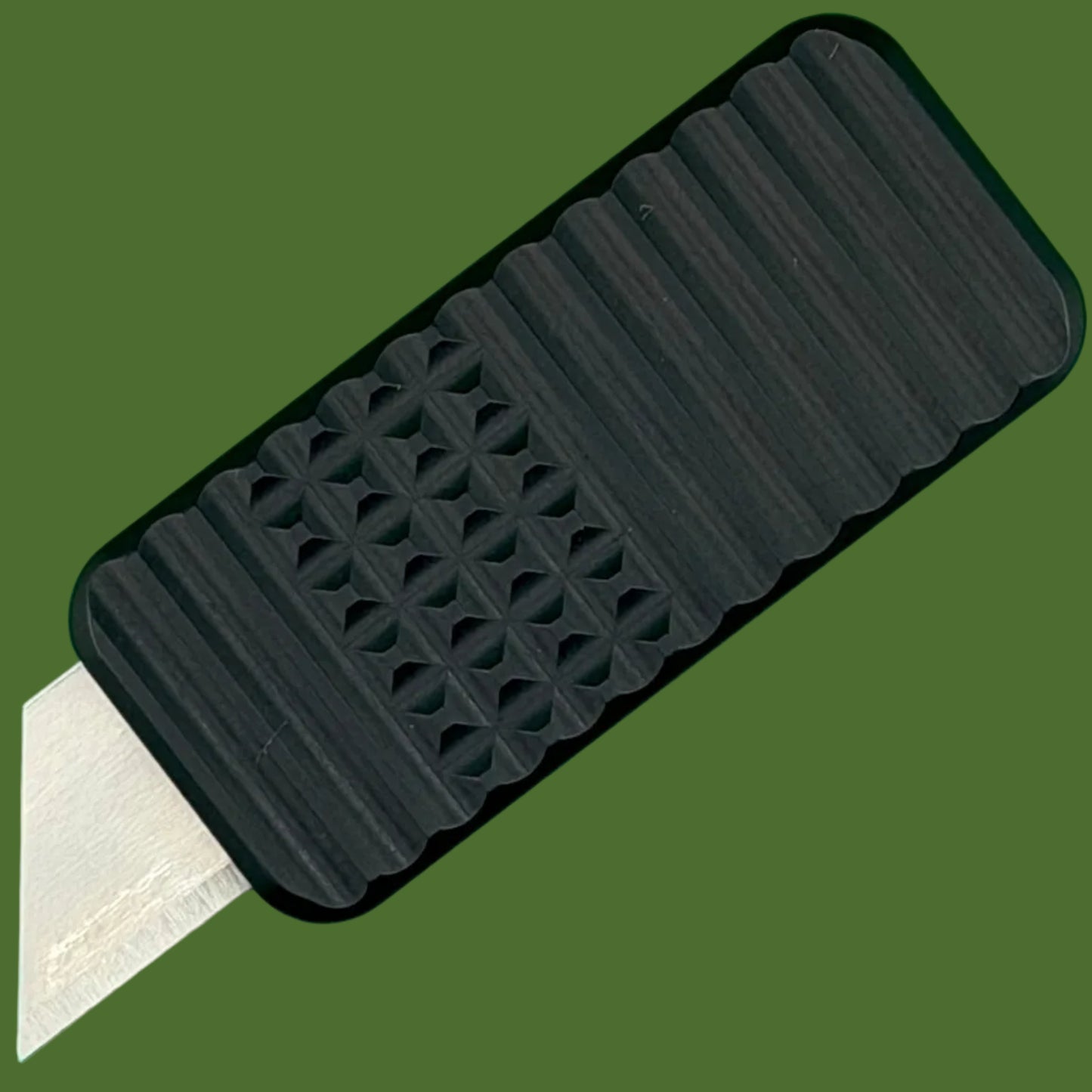 Rivery Manufacturing Zero Utility Knife Gemstone (Black Aluminum)