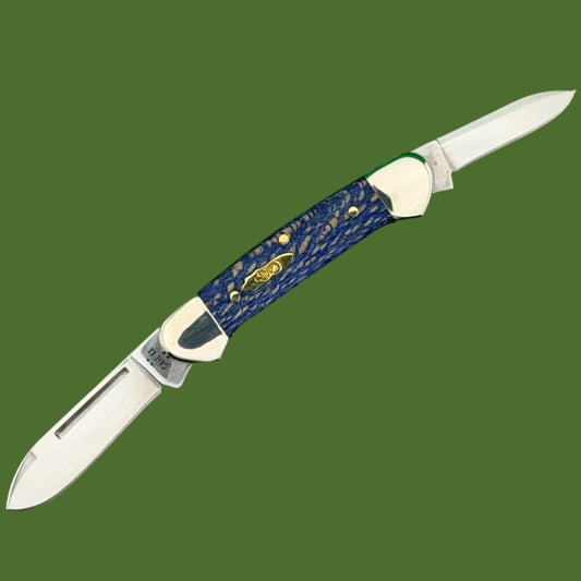 Case Baby Butterbean Slip Joint Blue Sycamore Wood (72132 SS) 63733