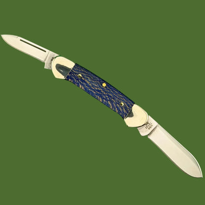 Case Baby Butterbean Slip Joint Blue Sycamore Wood (72132 SS) 63733