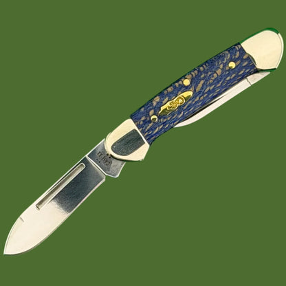 Case Baby Butterbean Slip Joint Blue Sycamore Wood (72132 SS) 63733