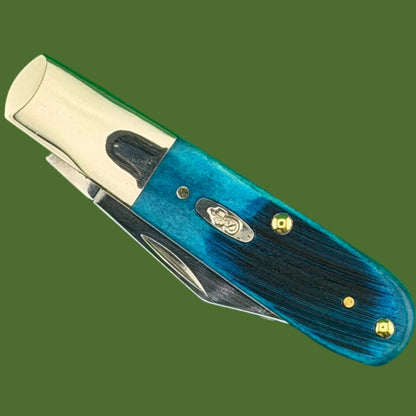 Case Barlow Sawcut Jig Caribbean Blue Bone (62009 1/2 SS) 25581