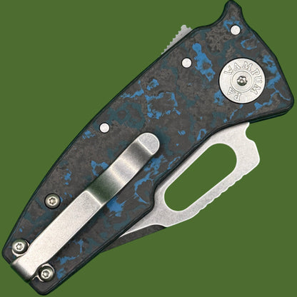 Demko Nano Shark Clip Point Arctic Storm Fat Carbon