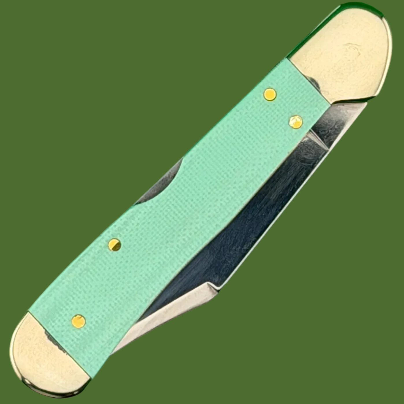 Case Mini Copperlock Smooth Seafoam Green G-10 (101749L SS) 18109
