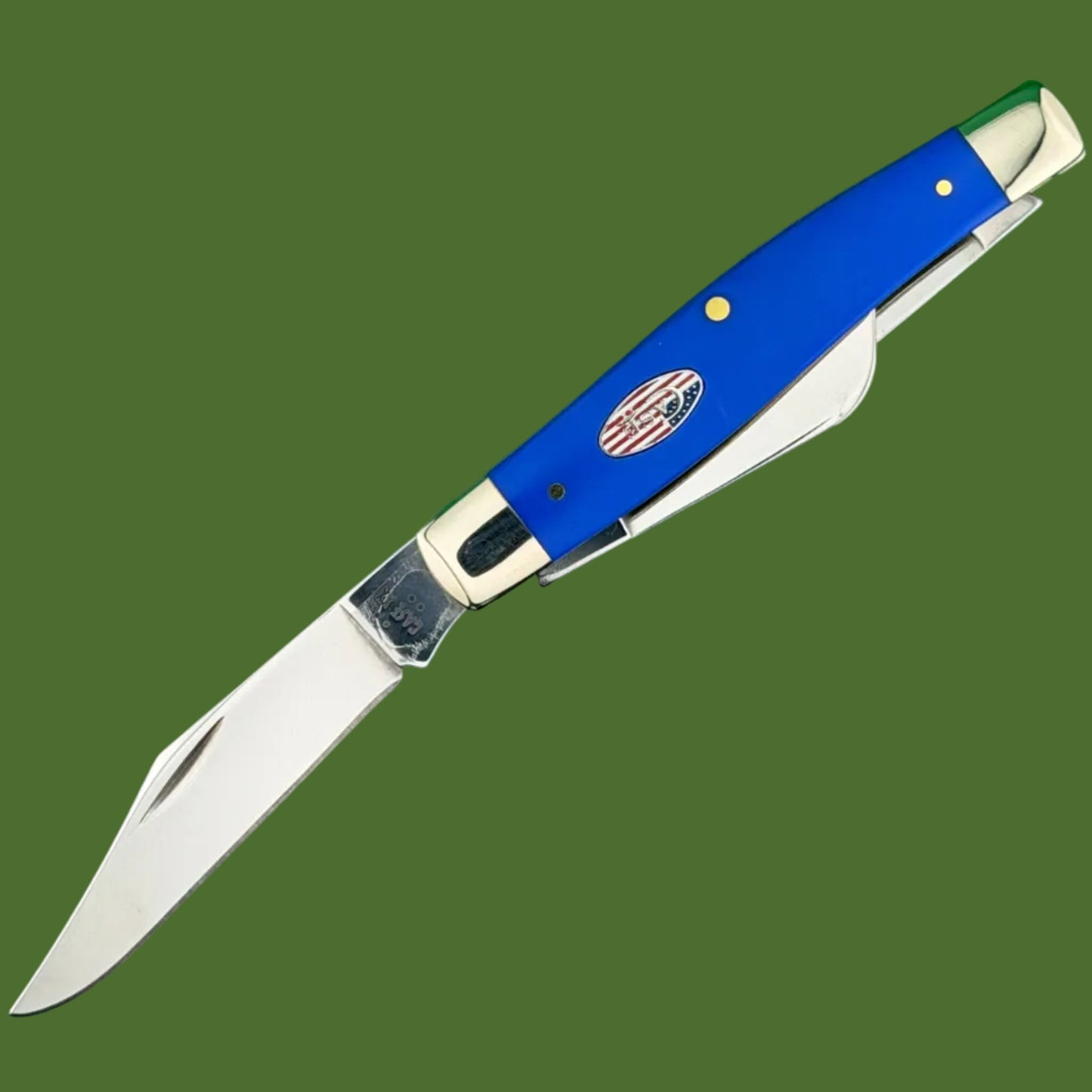 Case Large Stockman Smooth Royal Blue Synthetic (4375 SS) 16405
