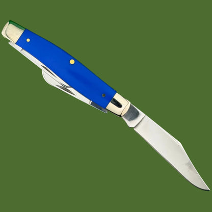 Case Large Stockman Smooth Royal Blue Synthetic (4375 SS) 16405