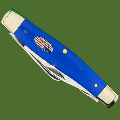 Case Large Stockman Smooth Royal Blue Synthetic (4375 SS) 16405