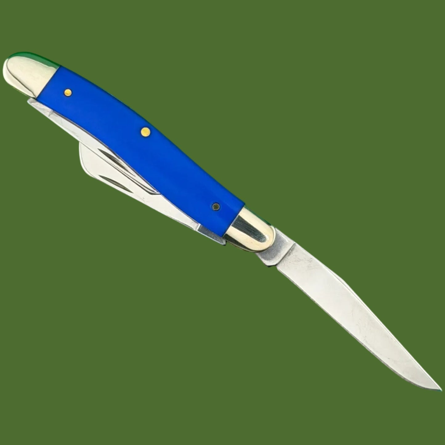Case Medium Stockman Smooth Royal Blue Synthetic (4318 SS) 16402
