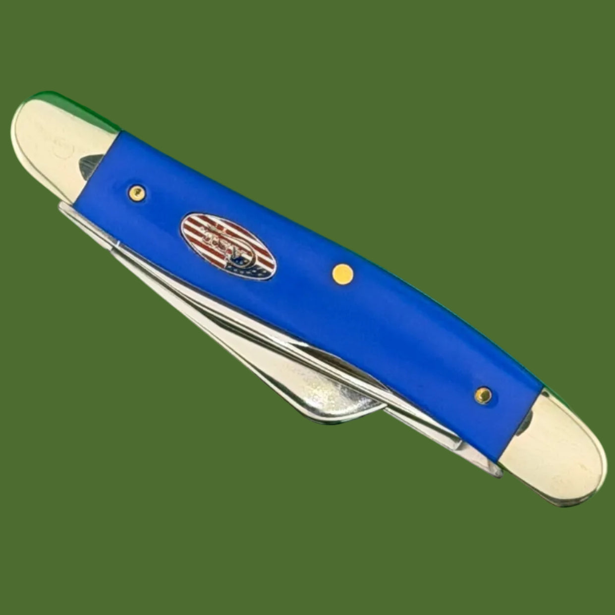 Case Medium Stockman Smooth Royal Blue Synthetic (4318 SS) 16402
