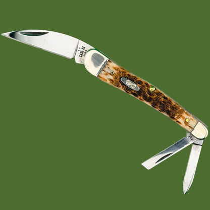 Case Seahorse Whittler Amber Bone Peach Seed Jig (6355WH CS) 30094