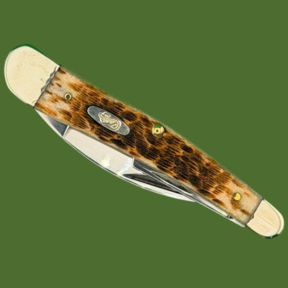 Case Seahorse Whittler Amber Bone Peach Seed Jig (6355WH CS) 30094