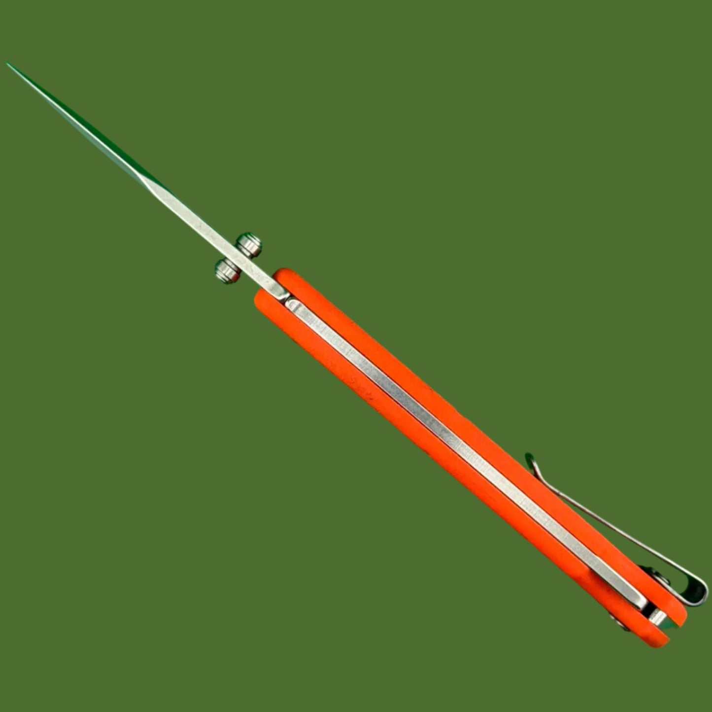 Buck 112 Ranger Slim Select Lockback Orange