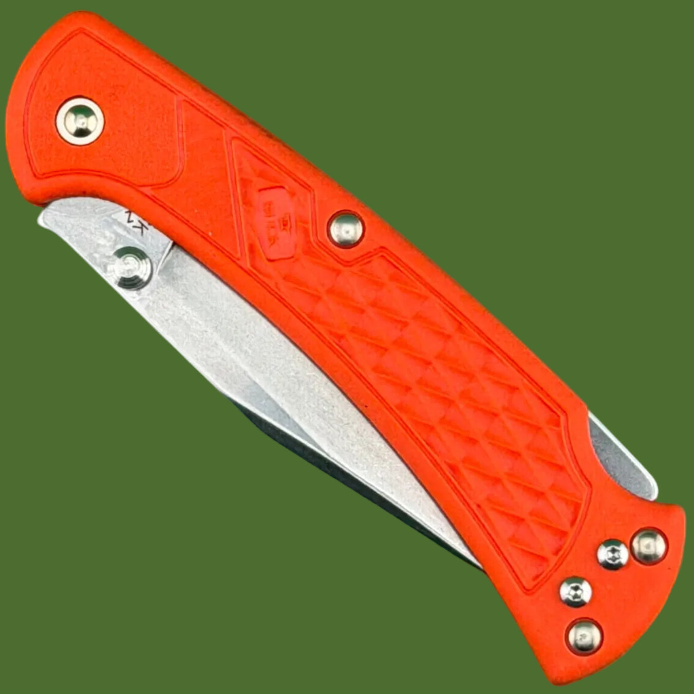 Buck 112 Ranger Slim Select Lockback Orange